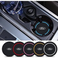 2pcs Car Coaster Water Cup Bottle Holder Anti-slip Pad Accessories Ford Ranger S-Max Focus Galaxy Mondeo Transit Tourneo Ranger
