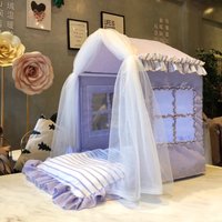 Cute Princess Pet House Washable Dog or Cat Bed for Small Breeds All-Season Cozy Shelter for Puppie Cotton Cushion Pet Furniture