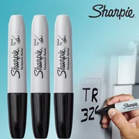 American Sharpie Marking Pen Oil Waterproof Wide Oblique Head Permanent Markers 38201 Industrial Supplies Office Accessories