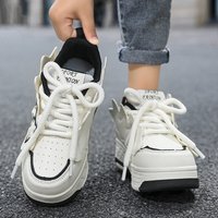 New trendy girls' cool disassembly automatic four-wheel roller shoes, boys' high aesthetic ice skating shoes