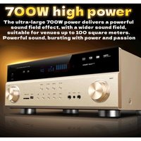 Bluetooth lossless power amplifier high-power KTV home professional high-definition DTS Dolby decoding
