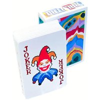 54pcs Jester Poker - Colorful Jester Themed Poker Cards | Durable Cardstock, Playful Design, Ideal for Party Games & Entertainme