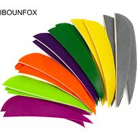 100Pcs 3 Inch Archery Feathers Fletching Right/Left Wings Natural Turkey Vanes Arrow Fletches Feather DIY Hunting Accessories