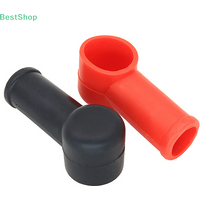 (Red+Black)Rubber Car Motorcycles Battery Negative Positive Terminal Cover Cap Boot Insulating Protector Replacement Accessories