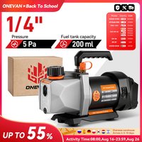 ONEVAN 1/2HP 7CFM Refrigerant Vacuum Pump 1/4 Air Inlet Refrigeration Car Household Air Conditioning For Makita 18V Battery Pin image 4