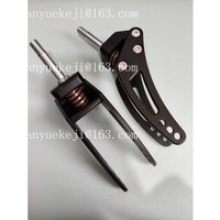 5-8 Zoll Aluminiumlegierung CNC-gefertigte Stoßdämpfungszubehörteile für aktive Rollstühle und elektrische Rollstühle, Vorderradgabelzubehör