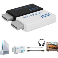 Full HD HDMI-Compatible Adapter For Wii Console Converter with 3.5mm Jack Audio Video Cable 720P For PC HDTV Monitor Display