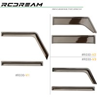 RCDream 1/10 Window Weather Shield Visor Wind Deflector Rain Guards for RD110 TRX4 Defender G500 G63 YK4106 Axial Wrangler MST