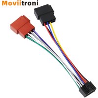 1pcs 16 Pin ISO Wiring Harness Connector Adaptor for Kenwood JVC Auto Radio Audio Converter Automotive Accessories