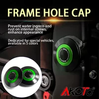 Motorcycle Frame Dust Cap Aluminum Trim Cover FOR KAWASAKI Ninja ZX-4R ZX-4RR ZX-25RR ZX4R ZX4RR ZX-25R 2024+ ZX25R accessories