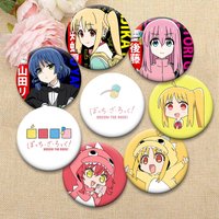 Cute Cartoon Q Version Girl Badge Anime Bocchi The Rock Brooches Kita Ikuyo,Yamada Ryo,Ijichi Nijika,Gotoh Hitori Pins Accessory