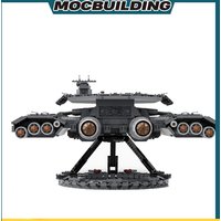 MOC Building Blocks Space Interstellar Stargateed SG-1 USS Daedalus Spaceships Fleet Transport Airship Model Bricks Toys 9429PCS