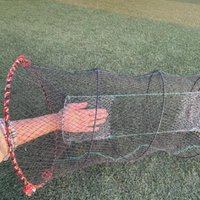 Fishing Nets Crayfish Crab Trap Net Shrimp Lobster Cage Collapsible Portable Fishing Accessories Fishing Shrimp Cage Fish Cage