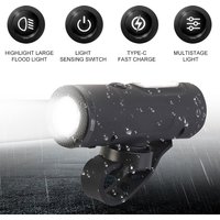 AliExpress NONE 500 Lumen Bike Light Front Rechargeable Front Bike Light Waterproof Bike Light 4 Lighting Modes for Road Cycling