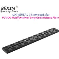 PU300 Universal Aluminum Alloy Quick Release Plate Tripod Mount Adapter with 1/4 Screw for Benro Arca Swiss Ball head and camera