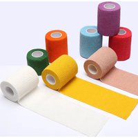 Medical Bandage Self-Adhesive Breathable Elastic Bandage Medical Elastic Gauze Tape First Aid Tool For Sport Fixing Finger Wrist