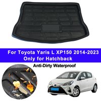 Car Rear Boot Cargo Liner Tray Trunk Floor Carpet Mats Carpets Pad Anti-dirty for Toyota Yaris L XP150 2014 - 2023 Hatchback