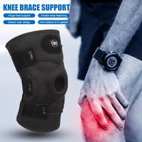 1pc Hinged Knee Brace for Meniscus Tear, Adjustable Support for Knee Pain with Hinges & Built-in Side Stabilizers for ACL MCL