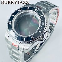 44MM Waterproof SEA Big Deep Homage Watch Case Parts with Sapphire Crystal Compatible for NH34 NH35 NH36 NH38 NH70 NH72