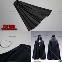 Kelly Studio KS-003 1/6 Scale Darth Vader Mini Cloak With Wire Accessory For 12" HOTTOYS DX28 MMS700 Soldier Action Figure