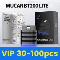 10pcs MUCAR BT200 Lite OBD2 Scanner Full System Diagnose Auto Scan tool Lifetime Free for ios iPhone Andriod Phone
