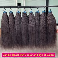 18A Kinky Straight 100% Human Hair Extensions Unprocessed Vietnamese Raw Virgin Hair 1/2/3/4 Bundles Double Weft Natural Color