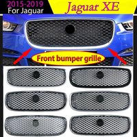 For Jaguar XE 2015 2016 2017 2018 2019 Front Bumper Grille Racing Upper Bumper Air Intake Hood Mesh Grills Body Kit Tuning