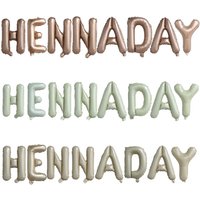16inch Henna Day Balloon Foil Letter Balloons Bachelorette Hen Party Accessories Bachelor Supplies Bride To Be Decorations