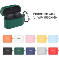 For Sony WF-1000XM6 Case Bluetooth-compatible Headset Protective Case Silicone Soft Case Charging Bag Headset Case Storage Bag