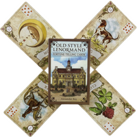 Old Style Lenormand Fortune-Telling Cards A 38 English Fate Divination Deck Borad Games