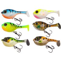 1Pcs 6cm 9.5g High Quality Soft Lure Artificial Silicone Bait With Hook Balloonfish Deraball For All Fish Quality Hook Pesca