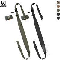KRYDEX Tactical Sling Slingster Strap 1 or 2 Point 2.25" Removable Padded Rapid Adjust Hunting Airsoft Gun Belt Strap