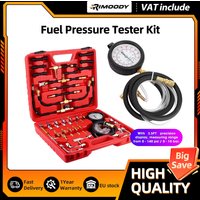 Podofo TU-443 Kraftstoffeinspritzungs-Prüfmanometer Benzin-Kraftstoffdruck-Tester Werkzeugset für Auto LKW SUV Motorrad