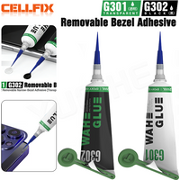 2UUL G301/G302 Removable Narrow-Bezel Adhesive Black Transparent for Mobile Phone Screen Bonding Repair Tool LCD Frame Glue