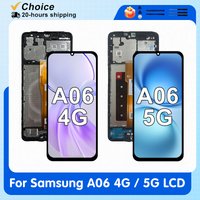 IPS For Samsung Galaxy A06 4G 5G LCD A065 Display A066 Touch Screen Digitizer For Samsung A065F A065M A066B Display Replacement