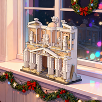 1556pcs MOC Petra Jordan Treasury Temple The Holy Indiana Jones Model Building Festival Gift Toys Blocks Construction Education