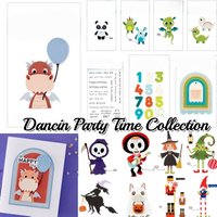 Dancin Party Time Collection Metal Cutting Dies Stamp Stencil Hot Foil for DIY Decor Scrapbook Paper Card Craft 2026 New