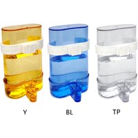 Bird Water Dispenser for Cage Automatic Bird Waterer Feeder Parakeet Cage Accessory Clear Drinker Container No Mess