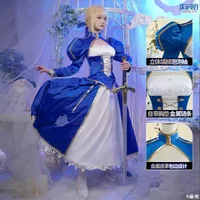 Fate/Grand Order Saber Altria Pendragon Cosplay Kostüm Uniform Halloween Karneval Party Weihnachten Spielen Rolle Kleidung Kleidung