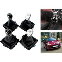 For Ford Fiesta 2008 2009 2010 2011 2012 Car-Styling 5 / 6 Speed Gear Stick Shift Knob Level Ball PU Leather Boot