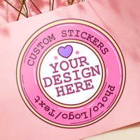 Custom Brand Promotion Stickers | Personalized Matte Photo & Logo Decals | High-Res Durable Printing with Scratch Resistant