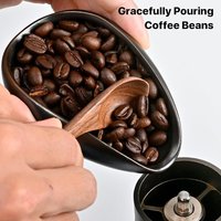 Ceramic Coffee Bean Dosing Cup Measuring Tray Kit Coffee Measuring Cup Coffee Beans Dosing Tray and Spoon Set PTKFQJ01