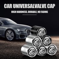 4Pcs Car Metal Emblem Wheel Tire Valve Caps Accessories For Morris Garages MG ZS 7 6 Cyberster MG3 MG5 MG6 MG7 MG4 EV ES HS One