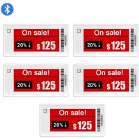 2.13 Inch Price Tag Eink Screen Electronic Display Shelf Label Bluetooth Phone APP Control Waterproof IP65 for Supermarket Store