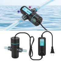 Fish Tank Disinfection UV Lamp Water Sterilization Light Ultraviolet Lights with Timer Algae Removal and Water Purification