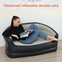 New Inflatable Sofa Double Sofa Automatic Inflatable Lazy Sofa Indoor and Outdoor Inflatable Sofa Outdoor Patio Furniture