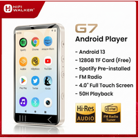 MP3 MP4 Player Bluetooth Lossless Music Player WiFI Android 13 Full Touch Screen with Speaker FM Radio Ebook