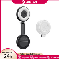 Ulanzi LM23 Magsafe Pocket LED Light Foldable Video Light 360 Adjustable 2500-8500K Bi-color for Iphone 17 16 Android Phone Live