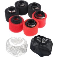 35/38/40/42/45/48mm Double Sponge Air Filter Cleaner Straight Neck For 50-200cc Dirt Pit Bike Motocross ATV SSR KLX Minibike