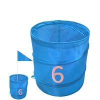 Portable Golf Game Storage Bucket Foldable Outdoor Golf Chipping Game Bucket Organizer Ball Sport Equipment For Lawn Park Beach